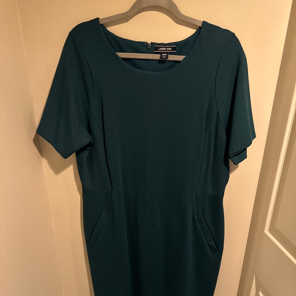 Lands’ End Ponte Sheath Dress